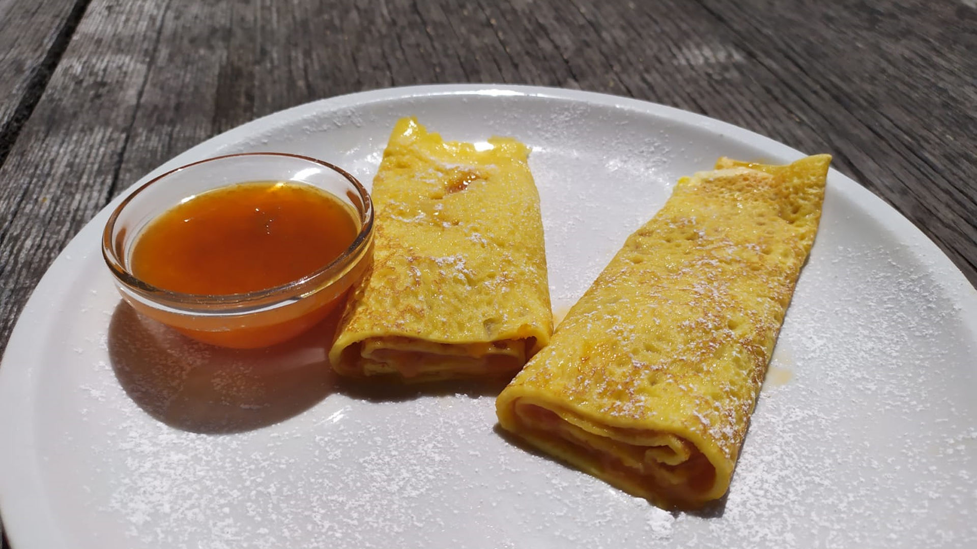 „Omelette“ mit Marillenfruchtaufstrich- Rezept aus Südtirol