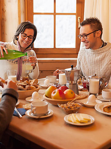 Breakfast on the farm in South Tyrol